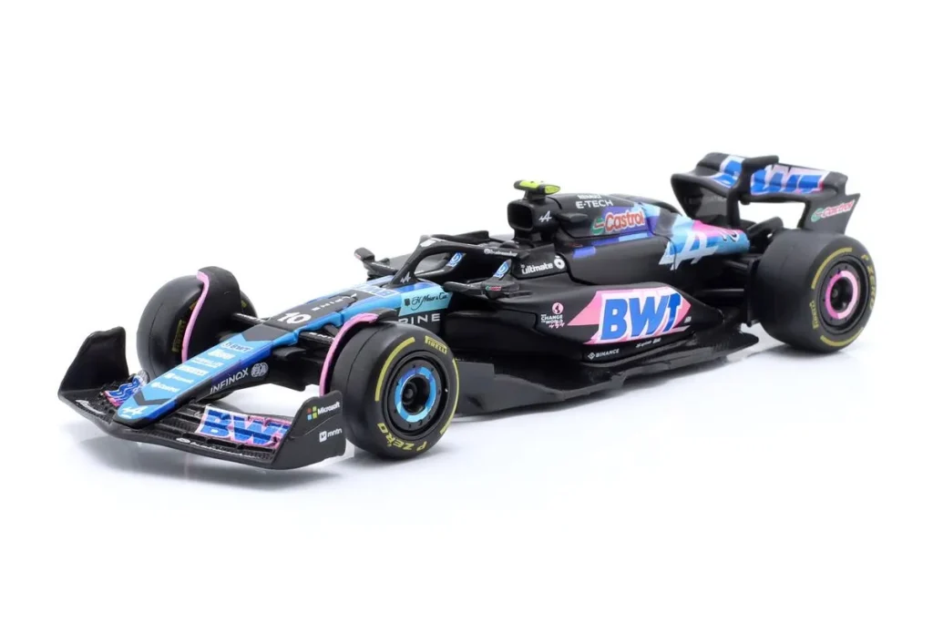 โมเดลรถ 1:43 Alpine A524 #10 Pierre Gasly Japan GP (Suzuka) ฟอร์มูล่าวัน ปี 2024 Bburago 18-38219JAPAN #10