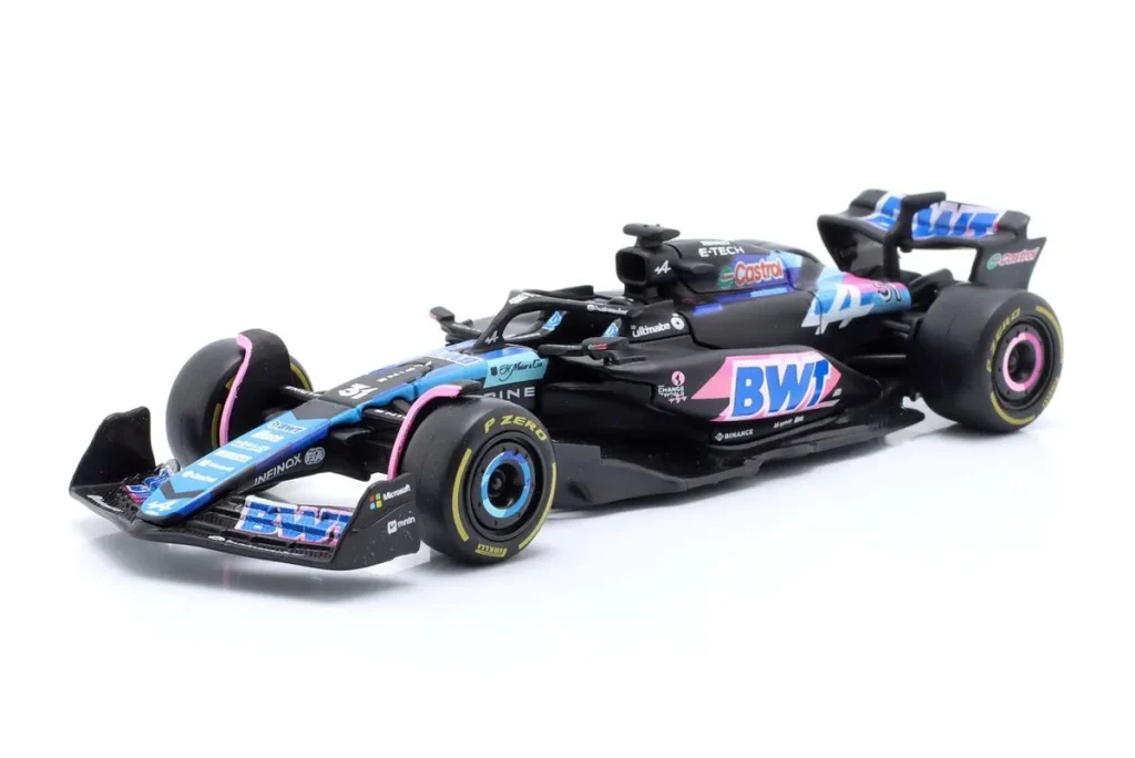 โมเดลรถ 1:43 Alpine A524 #31 Esteban Ocon Japan GP (Suzuka) ฟอร์มูล่าวัน ปี 2024 Bburago