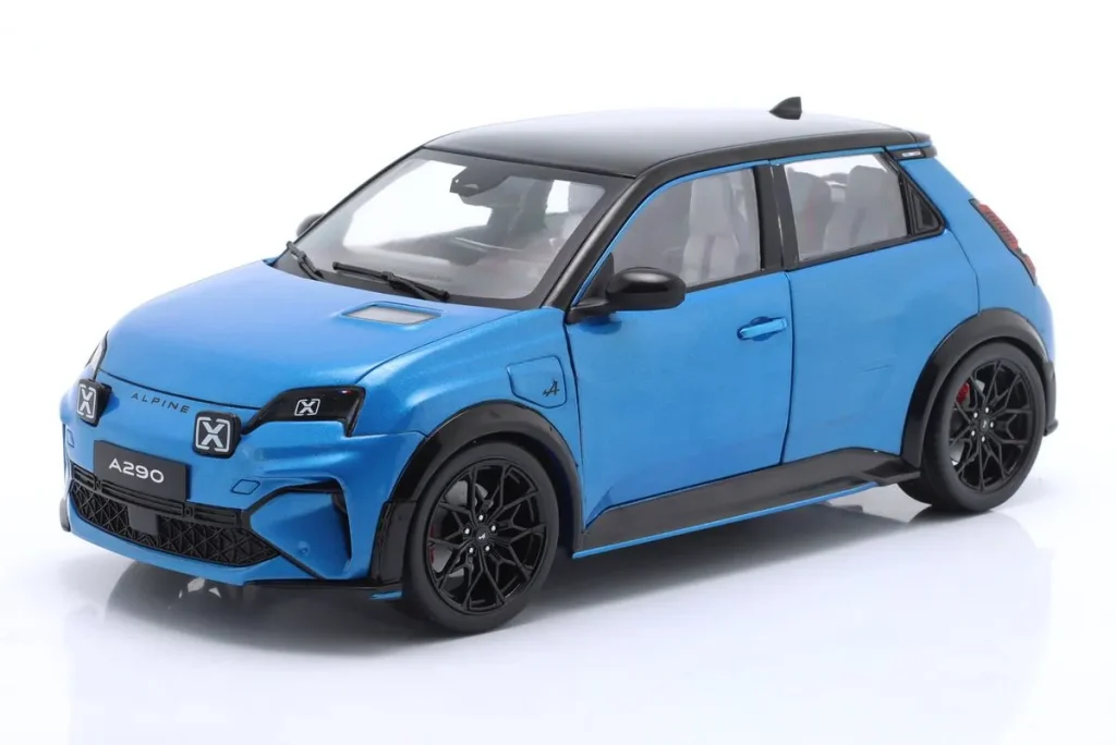 โมเดลรถ 1:18 Alpine A290 GTS ปี 2024 สีน้ำเงิน เมทัลลิก (bleu Alpine) Solido