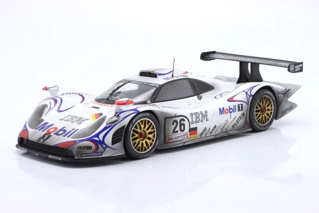 车型 1:12 Porsche 911 GT1 #26 Laurent Aiello, Allan McNish, Stéphane Ortelli 24 小时勒芒年 1998 WERK83 CK94107