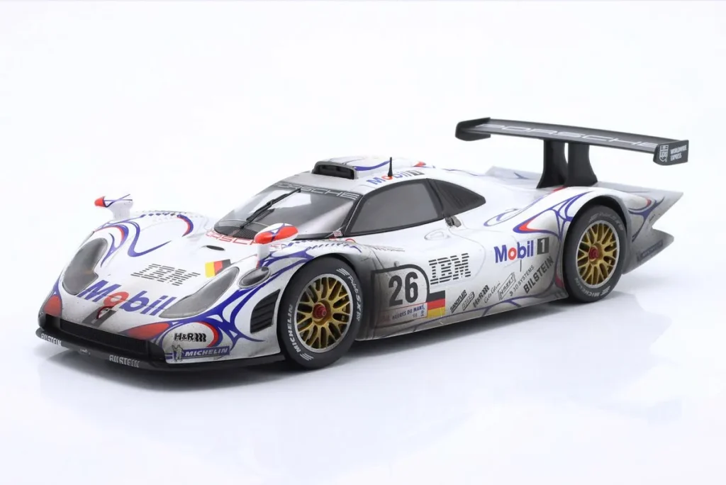 车型 1:18 Porsche 911 GT1 #26 Laurent Aiello, Allan McNish, Stéphane Ortelli 24 小时勒芒年 1998 WERK83 CK94109