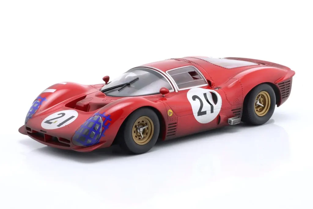 โมเดลรถ 1:18 Ferrari 330 P3 Coupé #21 Lorenzo Bandini, Jean Guichet 24 ชั่วโมง เลอมังส์ ปี 1966 WERK83 CK94110