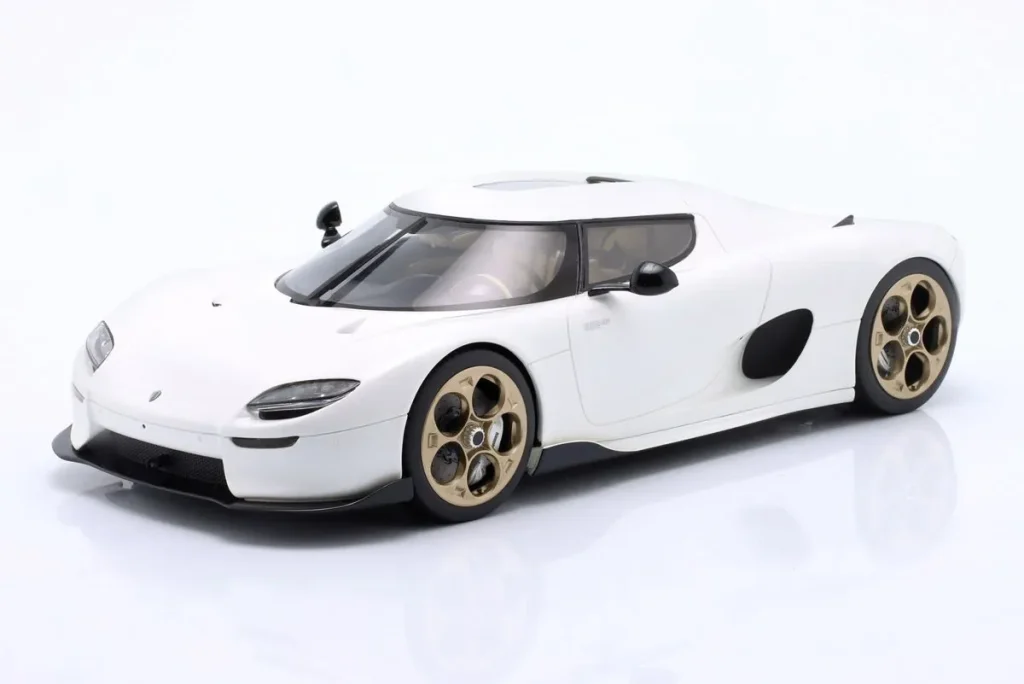 โมเดลรถ 1:18 Koenigsegg CC850 ปี 2024 สีขาว GT-SPIRIT