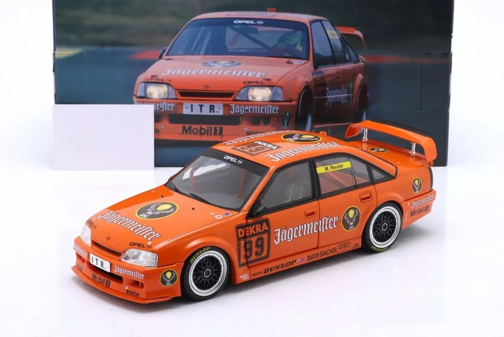 โมเดลรถ 1:18 Opel Omega 3000 24V Evo 500 “Jägermeister” #99 Manuel Reuter DTM ปี 1991 WERK83