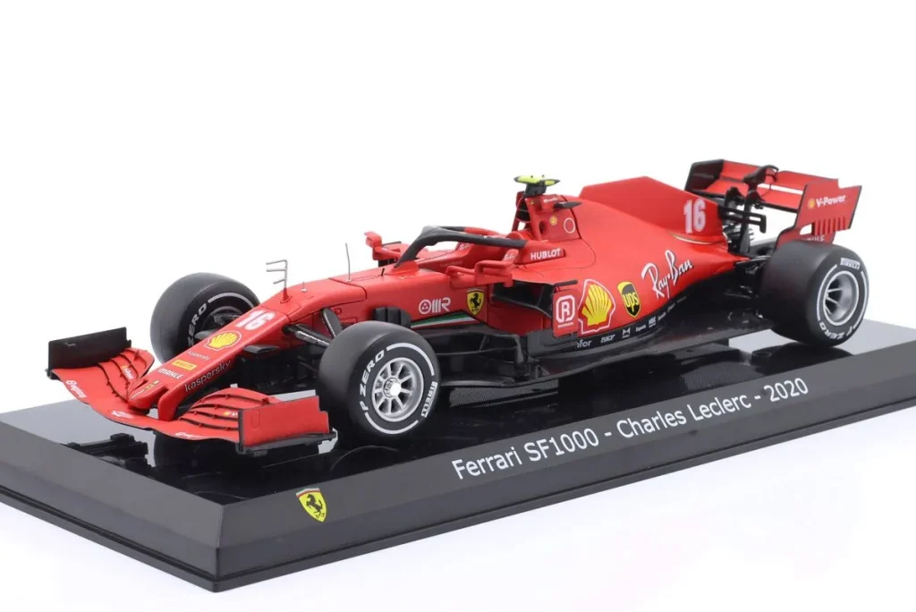 โมเดลรถ 1:24 Ferrari SF1000 #16 Charlec Leclerc ฟอร์มูล่าวัน ปี 2020 Premium Collectibles