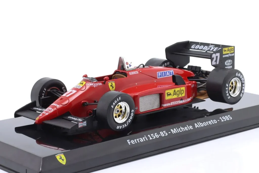 โมเดลรถ 1:24 Ferrari 156-85 #27 Michele Alboreto ฟอร์มูล่าวัน ปี 1985 Premium Collectibles