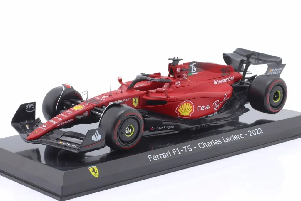车型 1:24 Ferrari F1-75 #16 Charles Leclerc 一级方程式年 2022 Premium Collectibles