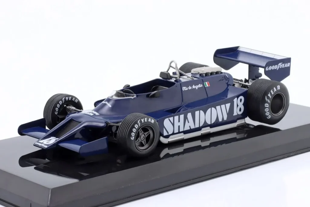 โมเดลรถ 1:24 Shadow DN9 #18 Elio de Angelis ฟอร์มูล่าวัน ปี 1979 Premium Collectibles