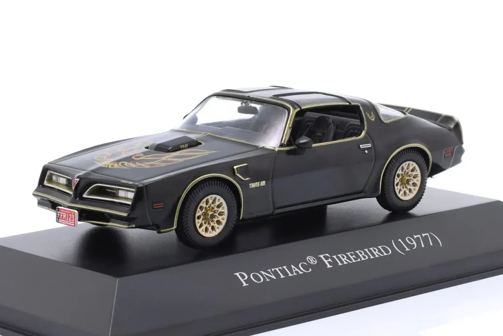 Model 1:43 Pontiac Firebird year 1977 Black Altaya