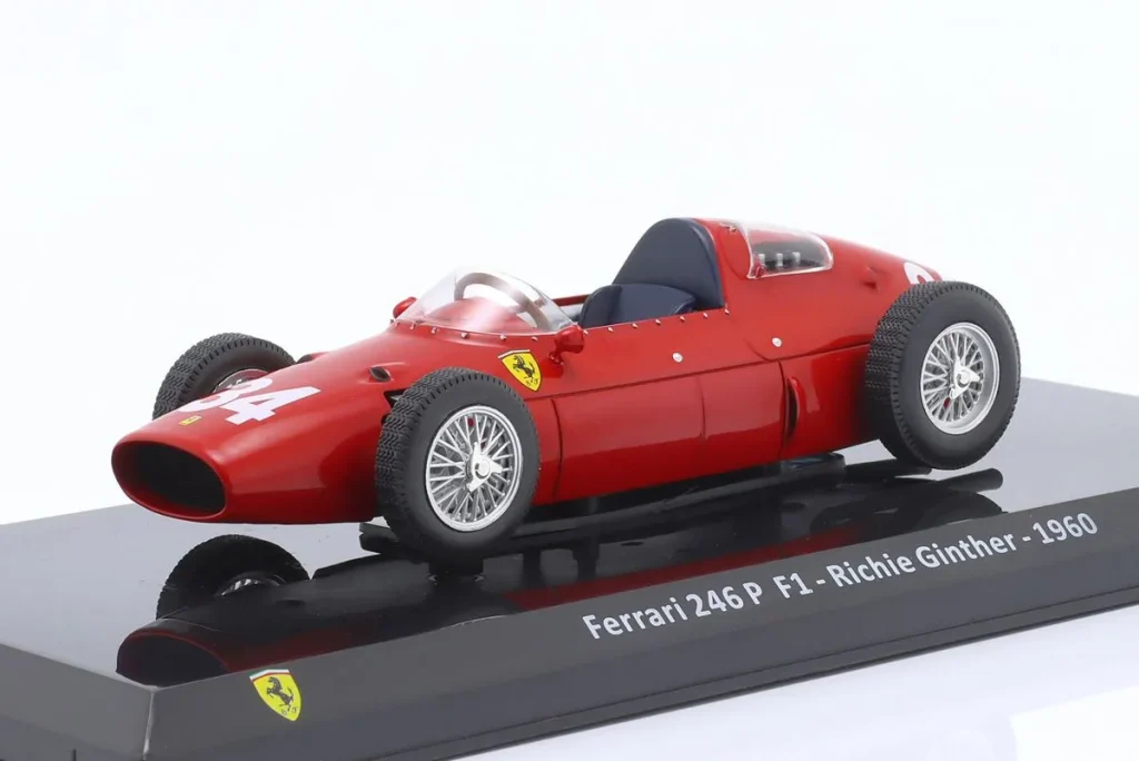 车型 1:24 Ferrari Dino 246 P #34 Richie Ginther 一级方程式年 1960 Premium Collectibles