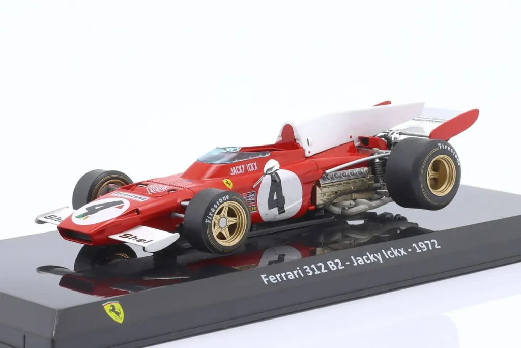 车型 1:24 Ferrari 312B2 #4 Jacky Ickx 一级方程式年 1972 Premium Collectibles