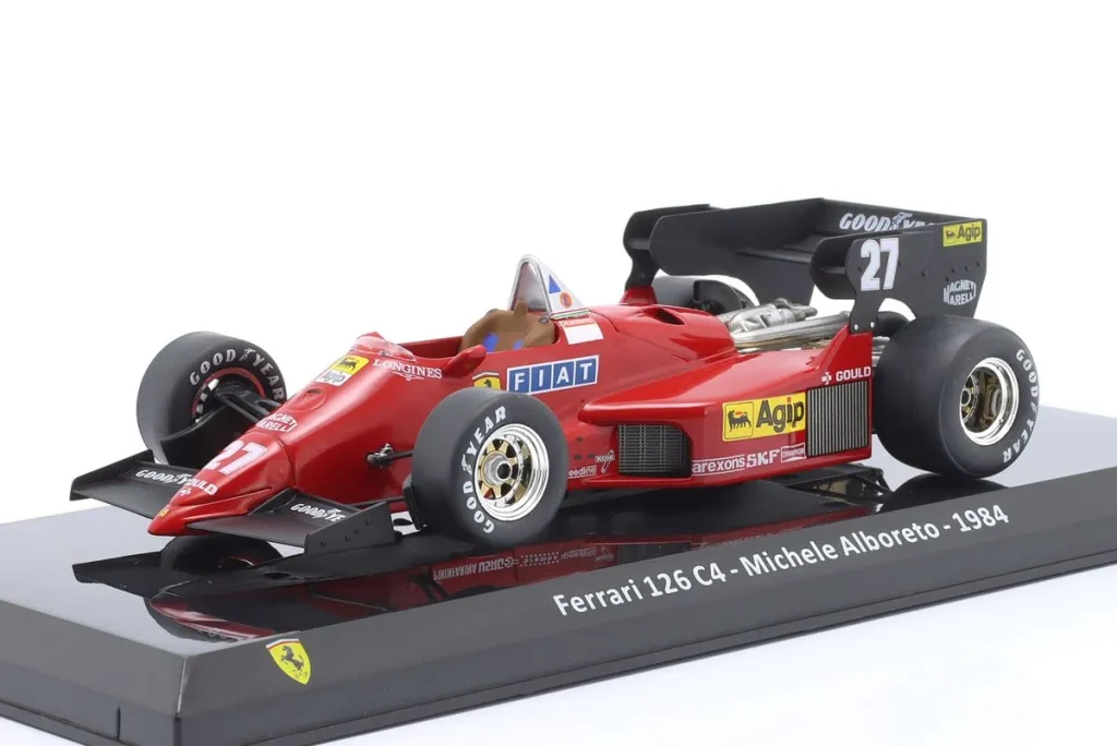 车型 1:24 Ferrari 126C4 #27 Michele Alboreto 一级方程式年 1984 Premium Collectibles