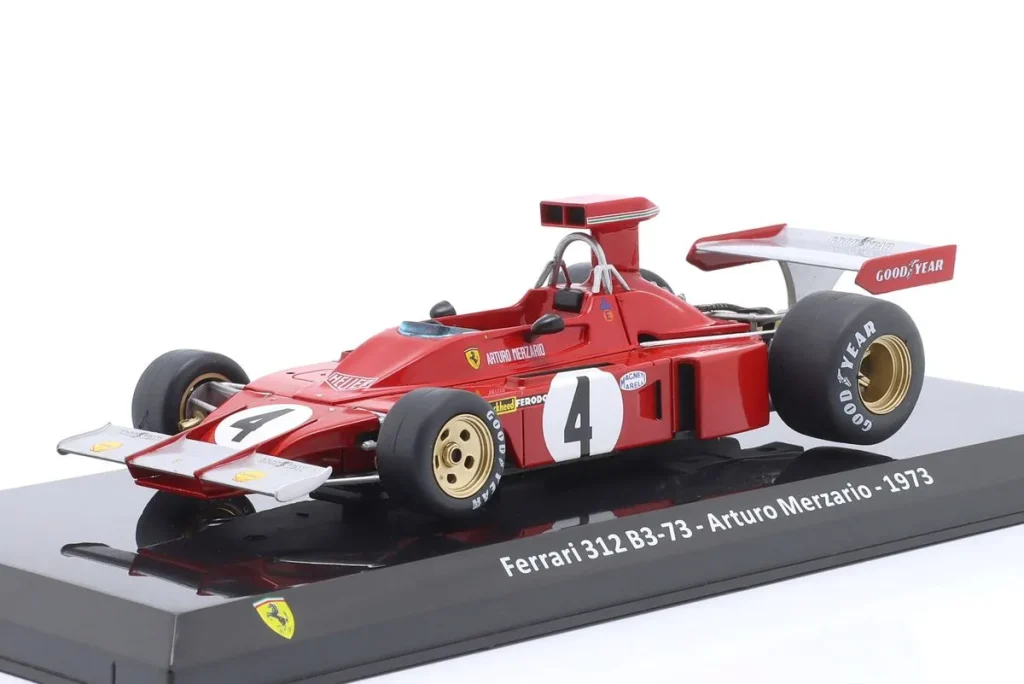 车型 1:24 Ferrari 312B3 #4 Arturo Merzario 一级方程式年 1973 Premium Collectibles