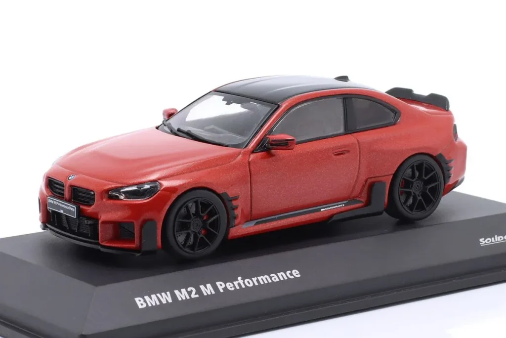 โมเดลรถ 1:43 BMW M2 M Performance (G87) ปี 2023 สีแดง Solido
