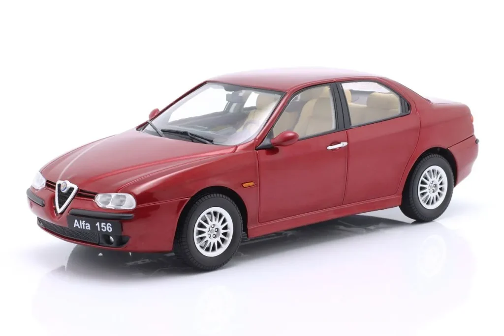โมเดลรถ 1:18 Alfa Romeo 156 ปี 1998 สี proteo แดง เมทัลลิก Triple9