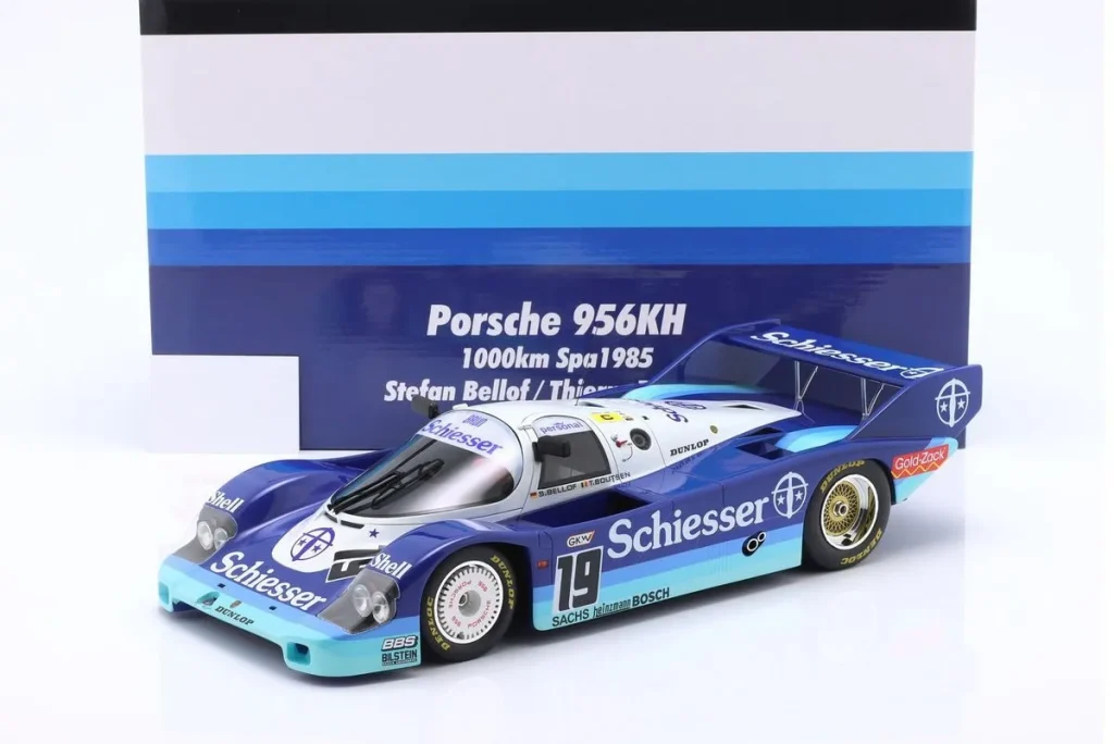 โมเดลรถ 1:12 Porsche 956K #19 Stefan Bellof, Thierry Boutsen 1000km Spa ปี 1985 WERK83