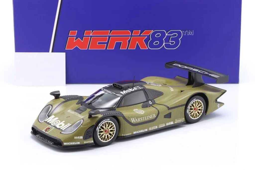 โมเดลรถ 1:18 Porsche 911 GT1/98 24 ชั่วโมง เลอมังส์ ปี 1998 WERK83