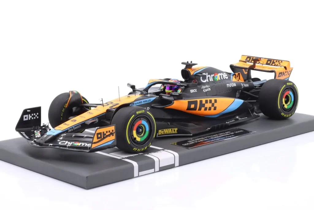 โมเดลรถ 1:18 McLaren MCL60 #81 Oscar Piastri ฟอร์มูล่าวัน ปี 2023 Minichamps 537233081