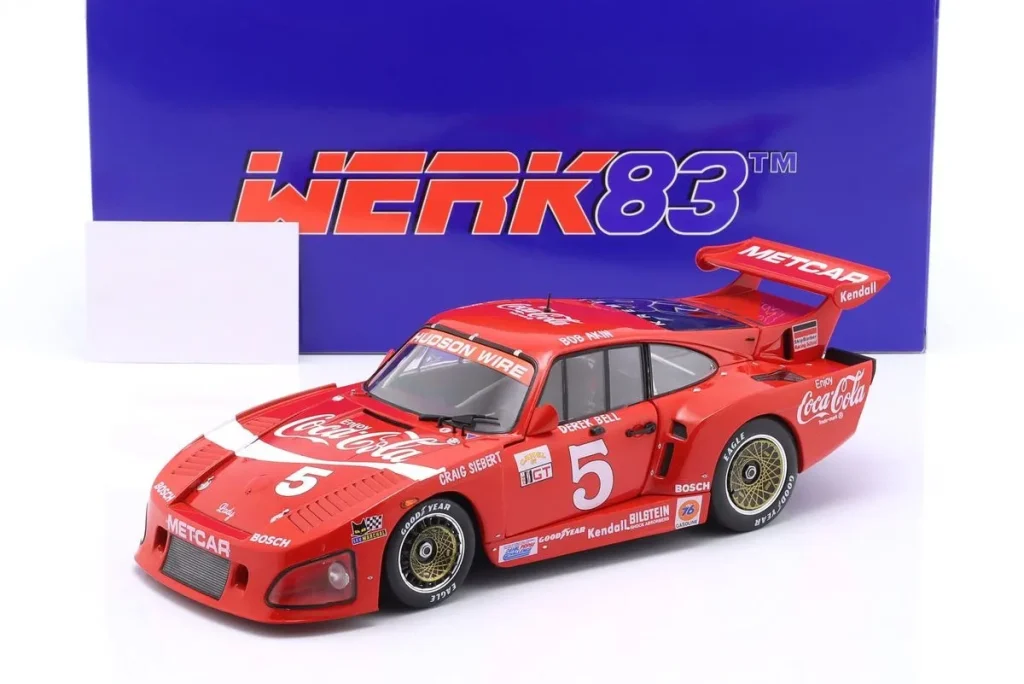 โมเดลรถ 1:18 Porsche 935 K3 #5 Bob Akin, Craig Siebert, Derek Bell 24 ชั่วโมง เดย์โทนา ปี 1981 WERK83
