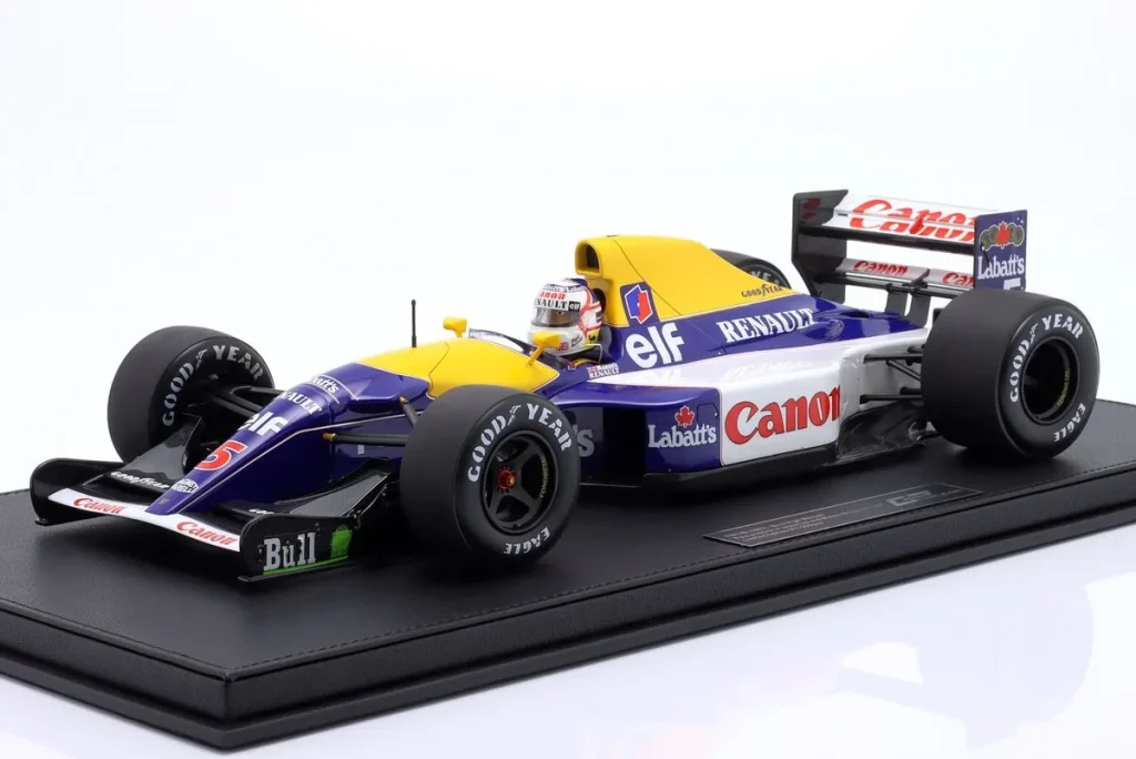 โมเดลรถ 1:12 Williams FW14B #5 Nigel Mansell โพลโพซิชัน และ ผู้ชนะ Großbritannien GP (Silverstone) / ฟอร์มูล่าวัน แชมป์โลก ปี 1992 GP Replicas