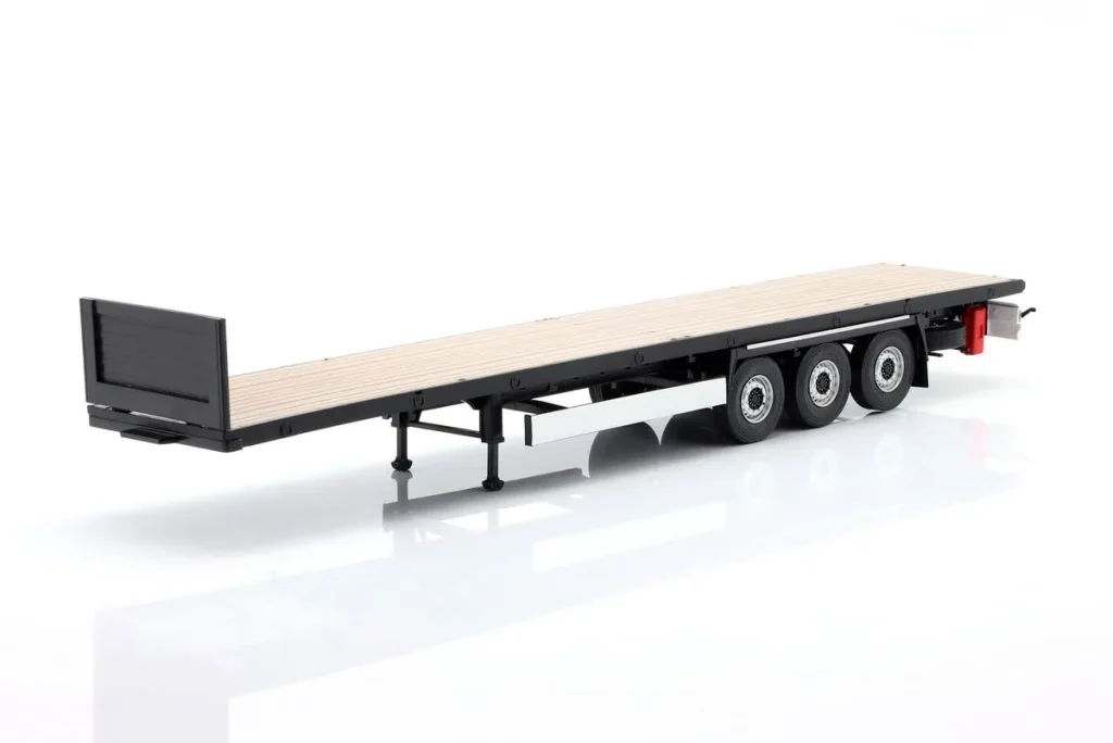 โมเดลรถ 1:24 Transport-Trailer / Auflieger ปี 2023 สีดำ / น้ำตาลอ่อน Solido