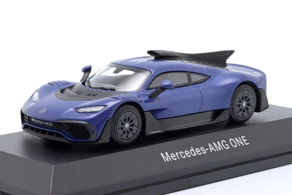 โมเดลรถ 1:43 Mercedes-Benz AMG ONE (C298) ปี 2023 สีน้ำเงินด้าน iScale