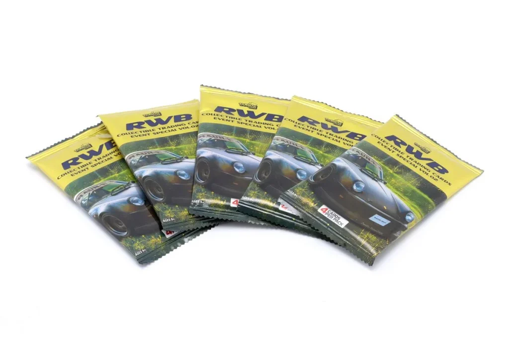 纪念品 RWB Rauh-Welt Trading Cards zum Sammeln Vol.02 (Box 含 5 Päckchen) Tarmac Cards