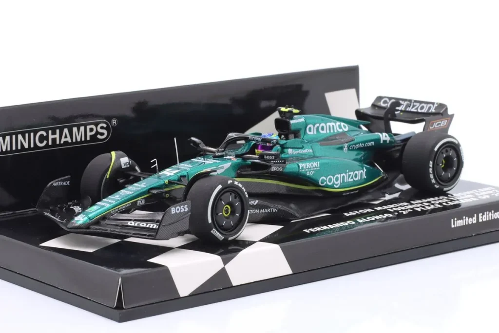 车型 1:43 Aston Martin AMR23 #14 Fernando Alonso 一级方程式年 2023 Minichamps