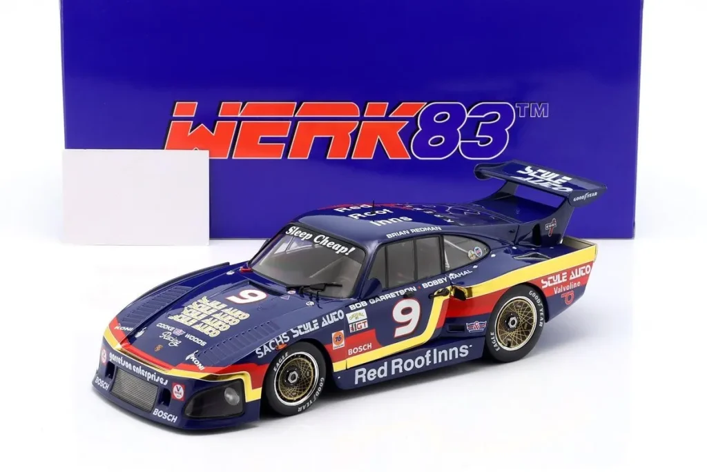 โมเดลรถ 1:18 Porsche 935 K3/80 #9 Bob Garretson, Bobby Rahal, Brian Redman 24 ชั่วโมง เดย์โทนา ปี 1981 WERK83