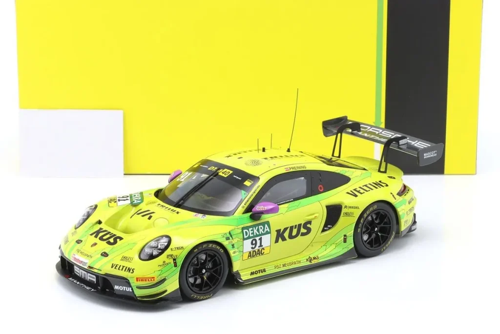 车型 1:18 Porsche 911 GT3 R “Grello” #91 Thomas Preining DTM 年 2024 Ixo