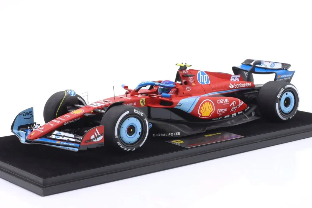 车型 1:18 Ferrari SF-24 #55 Carlos Sainz jr. 一级方程式年 2024 LookSmart
