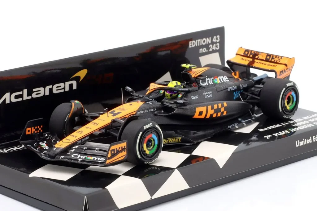 Model 1:43 McLaren MCL60 #4 Lando Norris Formula One year 2023 Minichamps 537236004
