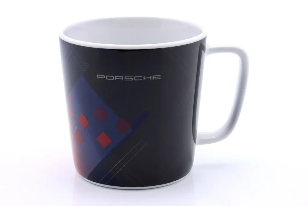 แก้ว Porsche Sammler- Nr. 6 / 911 Turbo Nr. 1 สี multicolour (ดำ / เทา / น้ำเงิน / แดง / pink)
