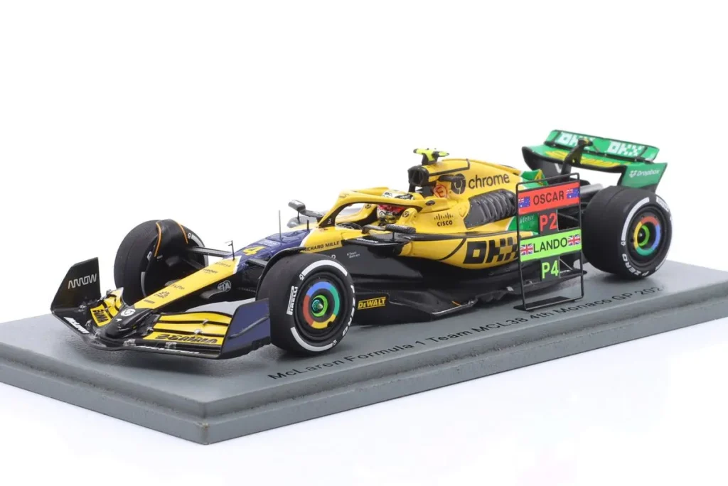 车型 1:43 McLaren MCL38 #4 Lando Norris 一级方程式年 2024 Spark