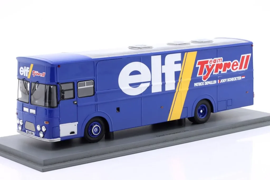 โมเดลรถ 1:43 Leyland Transporter Tyrrell ปี 1976 Spark