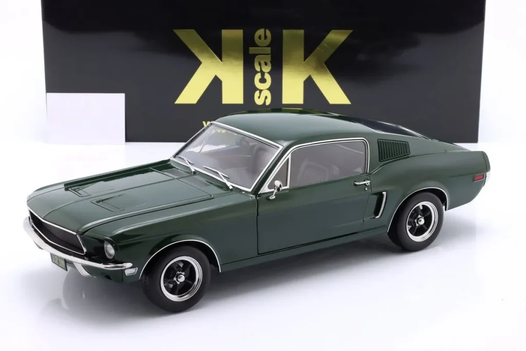 车型 1:12 Ford Mustang GT Fastback Steve McQueen “Lt. Frank Bullitt” 年 1968 深绿色 KK-Scale
