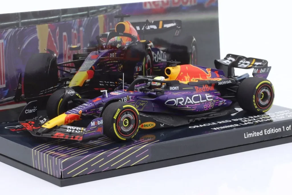 โมเดลรถ 1:43 Red Bull Racing RB19 #1 Max Verstappen ฟอร์มูล่าวัน ปี 2023 Minichamps 413233201