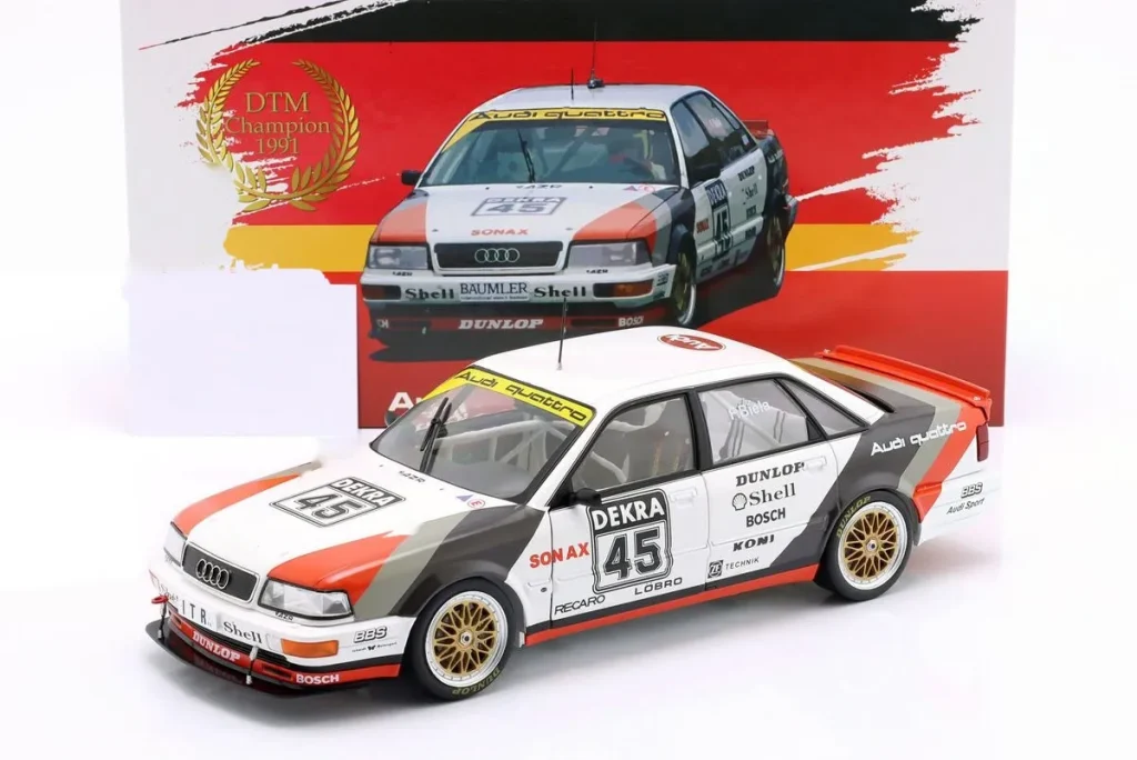 车型 1:18 Audi V8 Quattro DTM #45 Frank Biela DTM-Champion 年 1991 WERK83