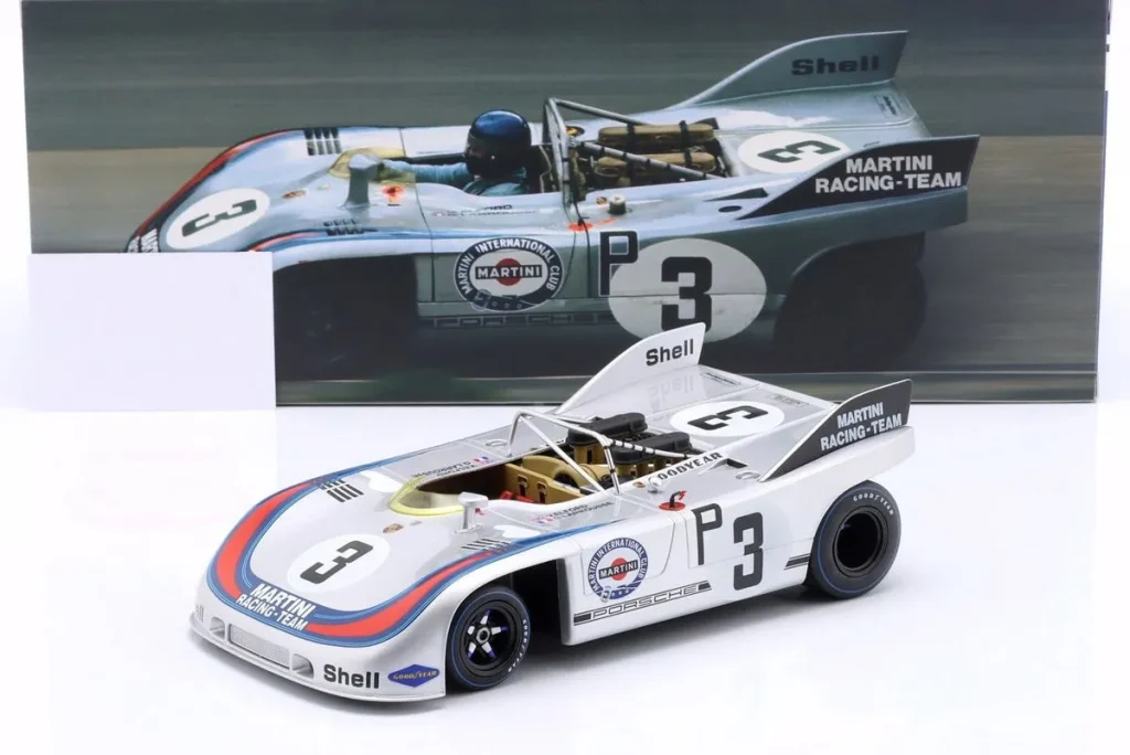โมเดลรถ 1:18 Porsche 908/03 #3 Vic Elford, Gérard Larrousse ผู้ชนะ 1000km Nürburgring ปี 1971 WERK83