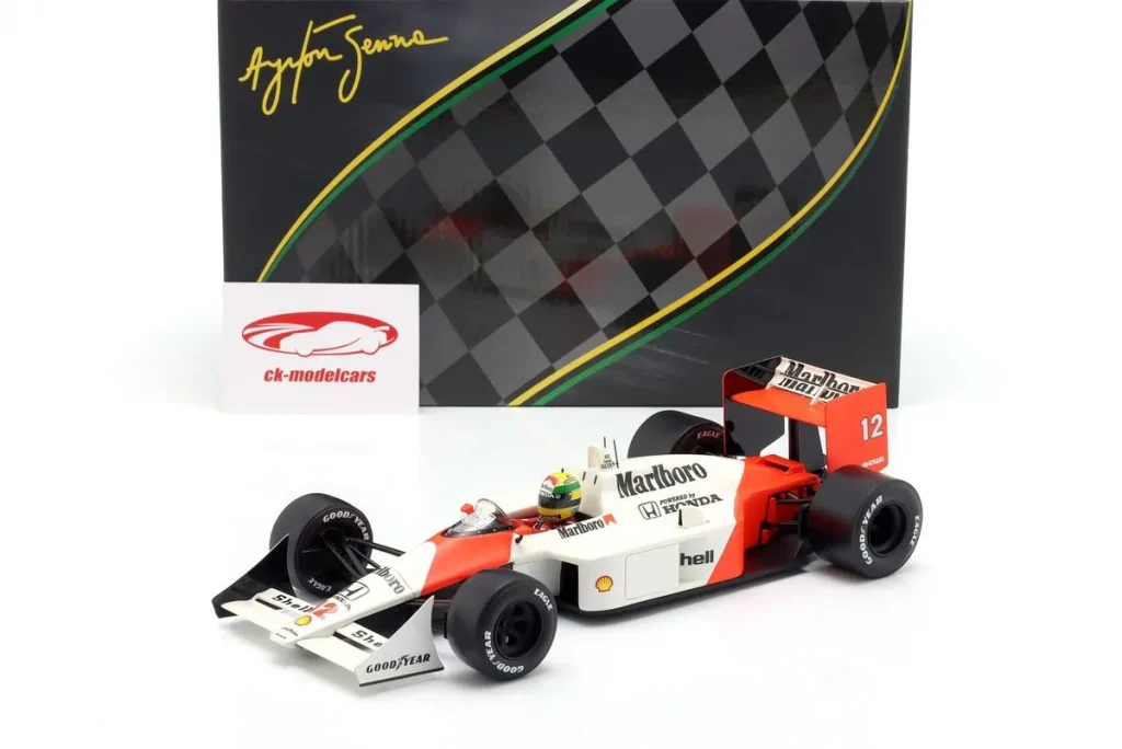 车型 1:18 McLaren MP4/4 #12 Ayrton Senna 冠军 Japan GP (Suzuka) / 一级方程式世界冠军年 1988 Premium X