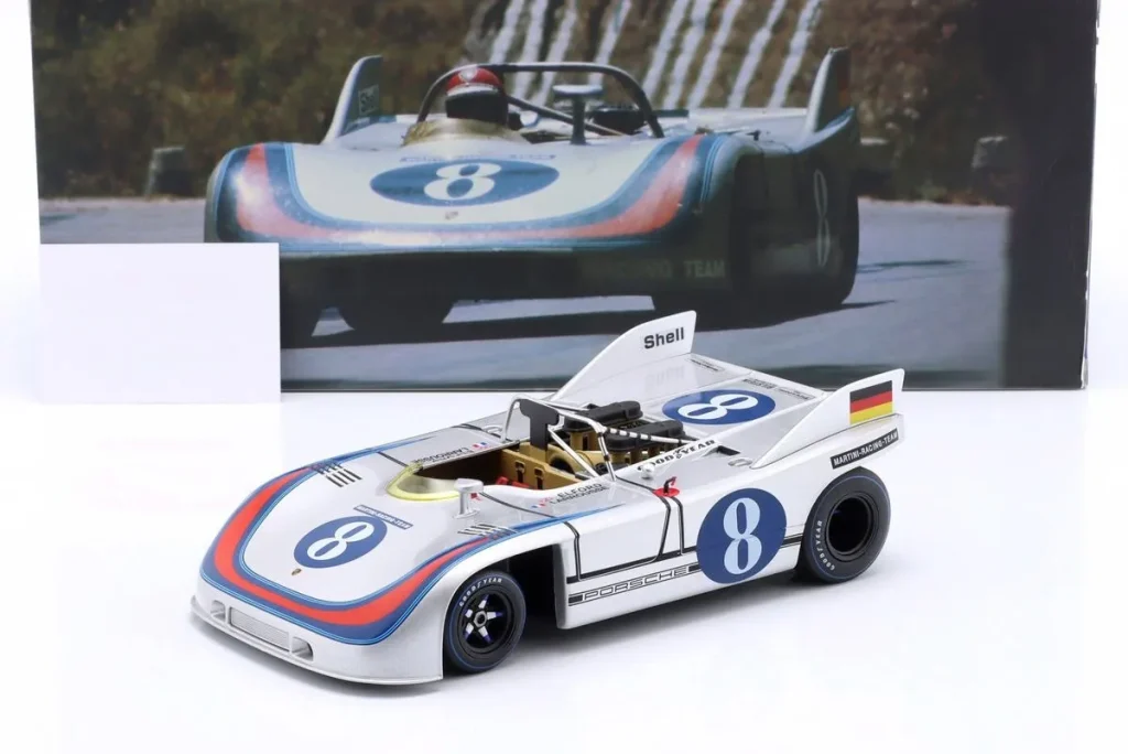 โมเดลรถ 1:18 Porsche 908/03 #8 Gérard Larrousse, Vic Elford Targa Florio ปี 1971 WERK83