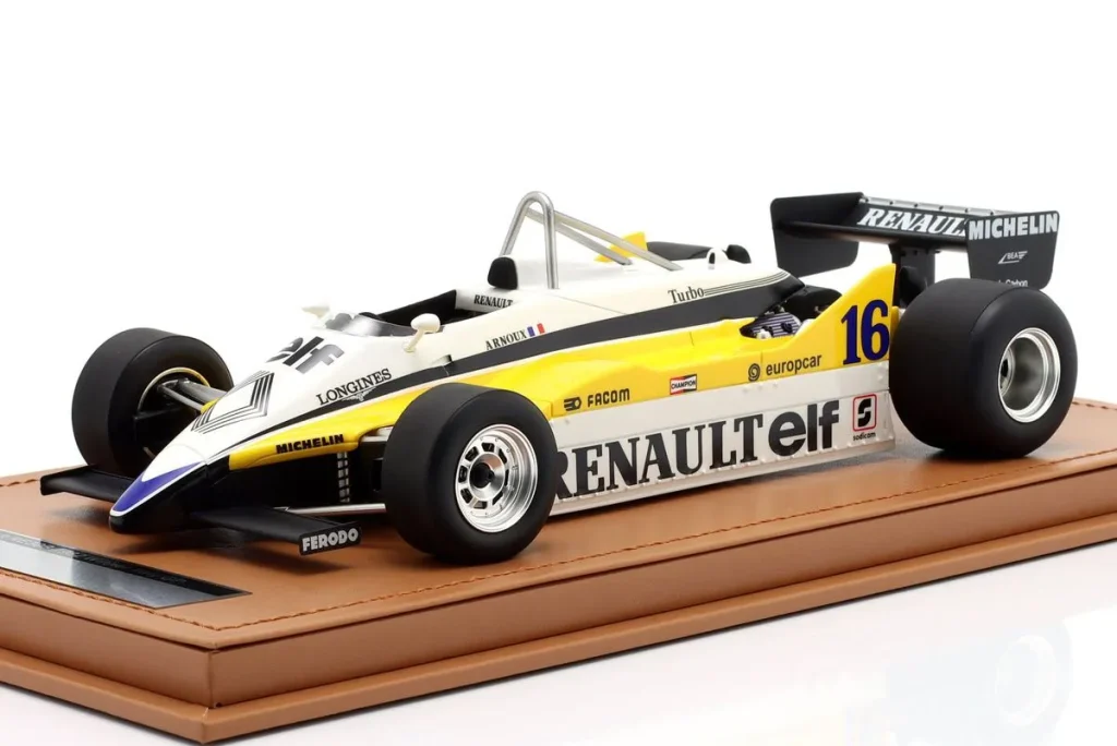 车型 1:18 Renault RE30B #16 René Arnoux 冠军 Italien GP 一级方程式年 1982 Tecnomodel TM18-367B