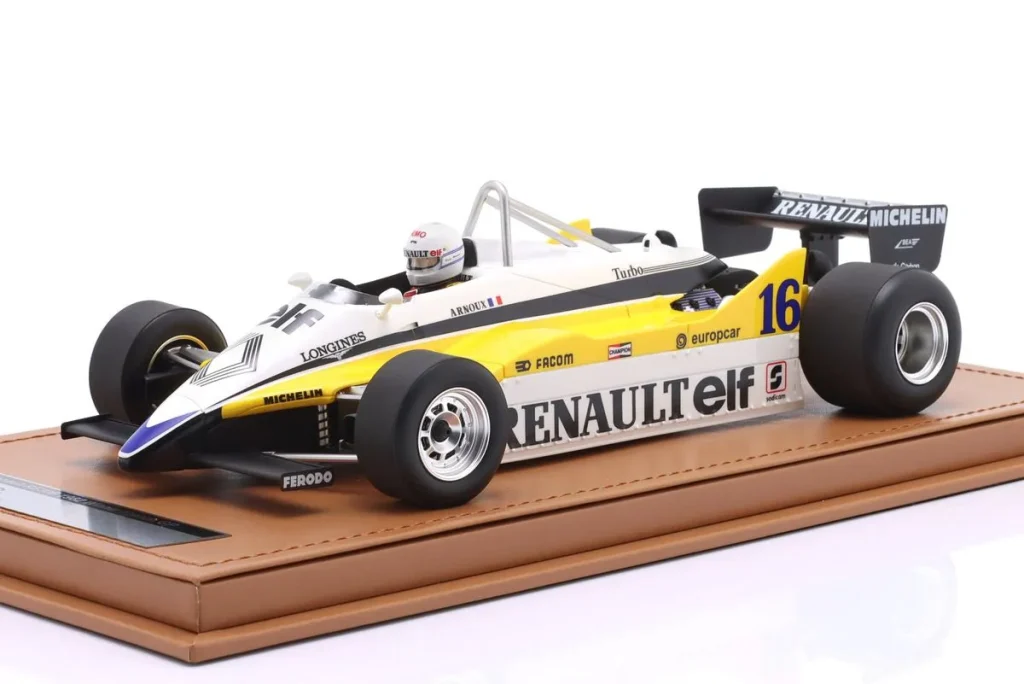 车型 1:18 Renault RE30B #16 René Arnoux 冠军 Frankreich GP 一级方程式年 1982 Tecnomodel TMD18-399D