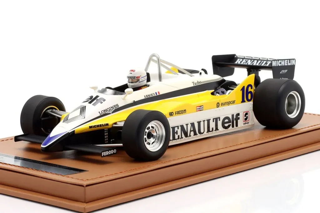 车型 1:18 Renault RE30B #16 René Arnoux 冠军 Italien GP 一级方程式年 1982 Tecnomodel TMD18-399B