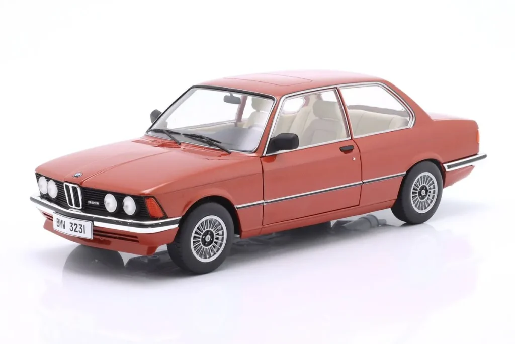 โมเดลรถ 1:18 BMW 323i (E21) ปี 1980 สีแดงเมทัลลิก Solido