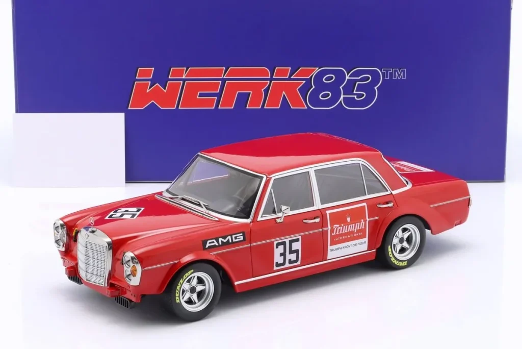 车型 1:18 Mercedes-Benz AMG 300 SEL #35 Helmut Kelleners Südwestpokal Hockenheim 年 1971 WERK83