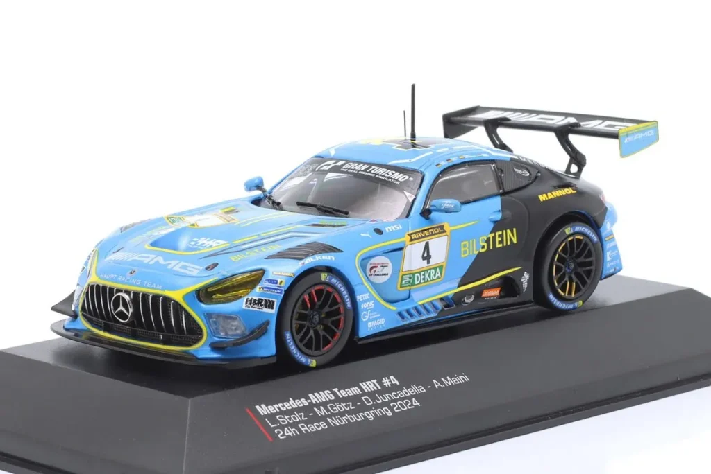 车型 1:43 Mercedes-Benz AMG GT3 Evo #4 Maximilian Götz, Daniel Juncadella, Luca Stolz 排名 4 24h Nürburgring 年 2024 Ixo