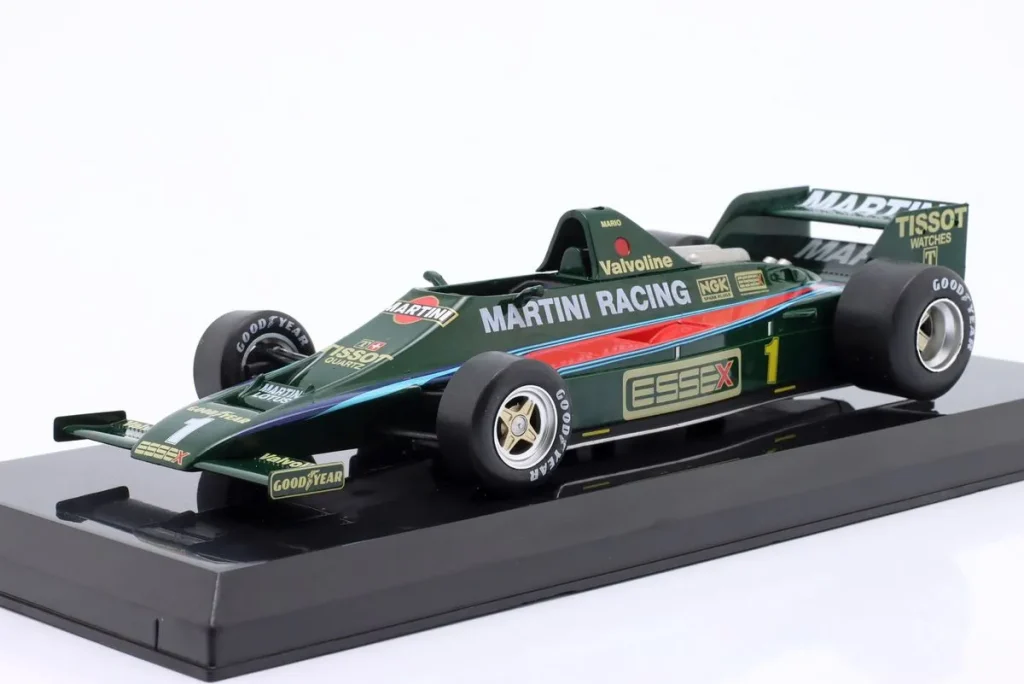 โมเดลรถ 1:24 Lotus 80 #1 Mario Andretti ฟอร์มูล่าวัน ปี 1979 Premium Collectibles