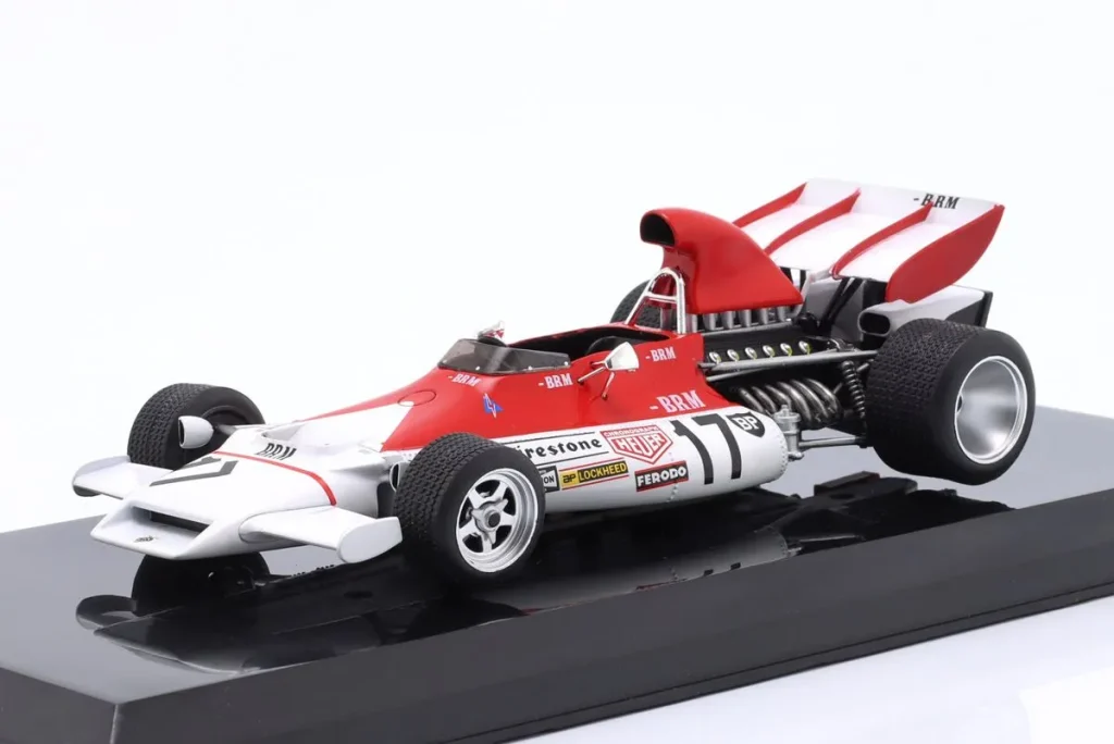 โมเดลรถ 1:24 BRM P160B #17 Jean-Pierre Beltoise ฟอร์มูล่าวัน ปี 1972 Premium Collectibles