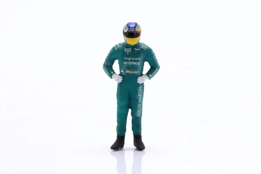 手办 1:43 Fernando Alonso #14 Aston Martin Aramco 一级方程式 2023 Cartrix
